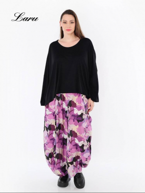 Hose AKH lila gemustert 8069 Butterfly [OneSize | Lila]