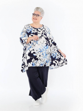 Shirt Big Sommer blau AKH 593 Isalie [OneSize | blau/weiß]