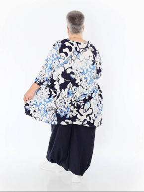 Shirt Big Sommer blau AKH 593 Isalie [OneSize | blau/weiß]