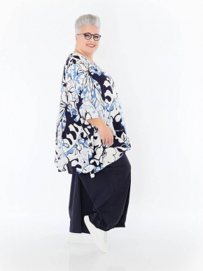 Shirt Big Sommer blau AKH 593 Isalie [OneSize | blau/weiß]