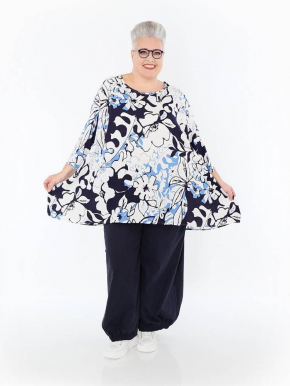 Shirt Big Sommer blau AKH 593 Isalie [OneSize | blau/weiß]