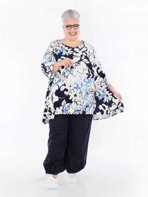 Shirt Big Sommer blau AKH 593 Isalie [OneSize | blau/weiß]