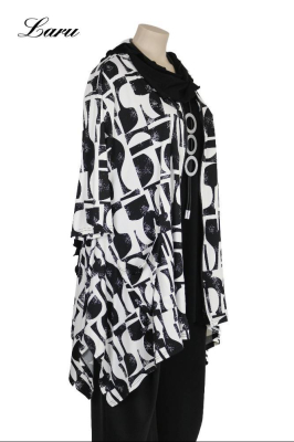 Jacke Slinky AKH 7602 Vanta schwarz weiß [OneSize | schwarz/weiß]