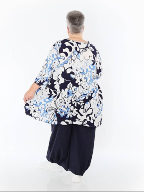 Shirt Big Sommer blau AKH 593 Isalie [OneSize | blau/weiß]