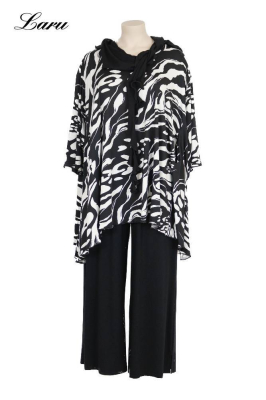 Big Shirt Slinky AKH 593 Evelyn schwarz weiß [OneSize | schwarz/weiß]