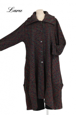 Mantel AKH 3023 Estella schwarz bunt [OneSize | schwarz/bunt]