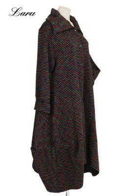 Mantel AKH 3023 Estella schwarz bunt [OneSize | schwarz/bunt]