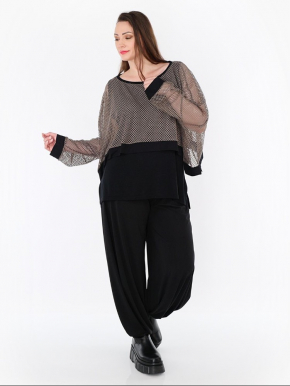 Shirt Überwurf Netz 7011 Marie in 3 Farben