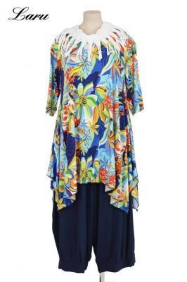 Shirt Slinky ALine ausgestellt 5936 Flora bunt [OneSize | bunt]