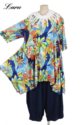 Shirt Slinky ALine ausgestellt 5936 Flora bunt [OneSize | bunt]