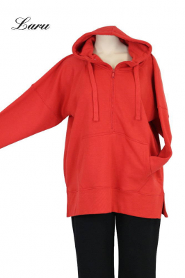 Kuschel Shirt Hoody mit Zippo