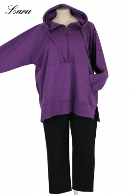 Kuschel Shirt Hoody mit Zippo