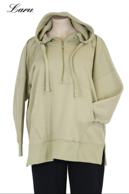 Kuschel Shirt Hoody mit Zippo