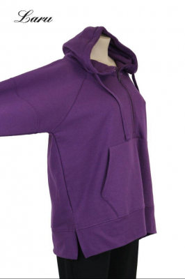 Kuschel Shirt Hoody mit Zippo