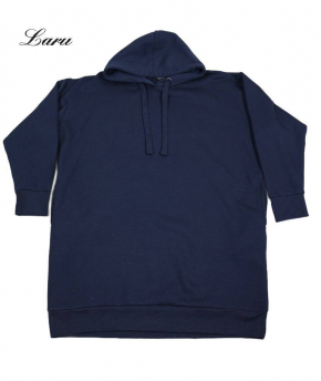 Kuschel Shirt Hoody long
