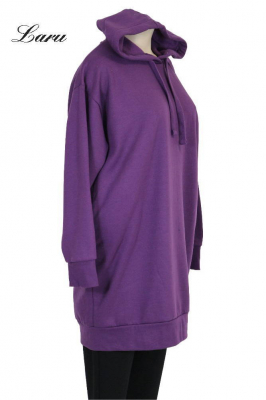 Kuschel Shirt Hoody long