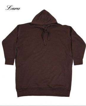 Kuschel Shirt Hoody long