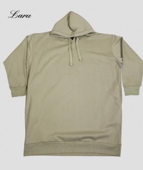 Kuschel Shirt Hoody long