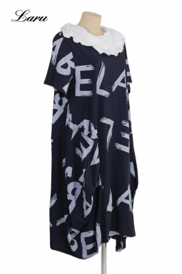 Kleid Ballon Buchstabe BeLab [EG | dunkelblau]