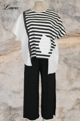 Shirt weiß Patchwork 38258