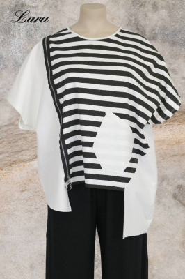 Shirt weiß Patchwork 38258