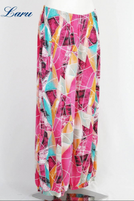 Hose Sommer Slinky pink gemustert 8067