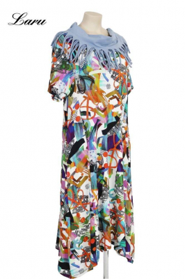 Kleid Summer weiß Bunt 1004