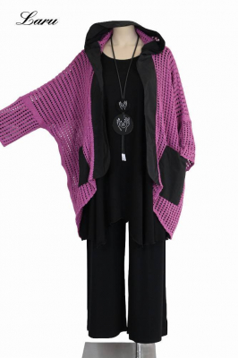 Strick Cardigan Parachut 2611 magenta