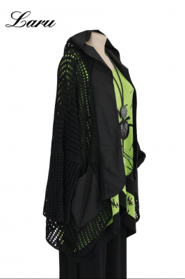 Strick Cardigan Parachut 2611 schwarz