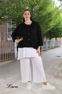 Strickjacke A Form kurz AKH 118 [OneSize | rose]