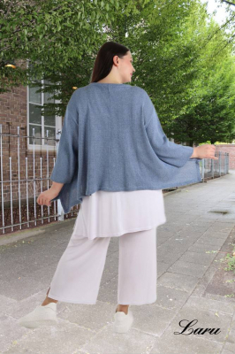 Strickjacke A Form kurz AKH 118 [OneSize | rose]