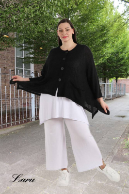 Strickjacke A Form kurz AKH 118 [OneSize | rose]