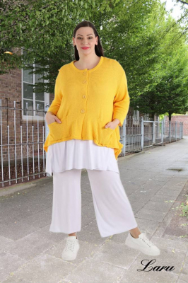 Strickjacke A Form kurz AKH 118 [OneSize | rose]