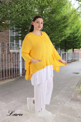 Strickjacke A Form kurz AKH 118 [OneSize | rose]