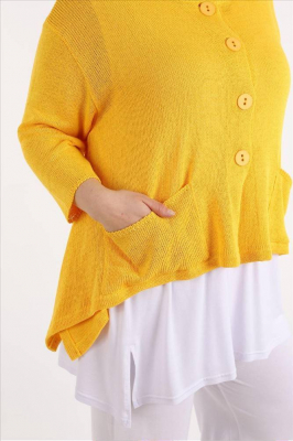 Strickjacke A Form kurz AKH 118 [OneSize | rose]