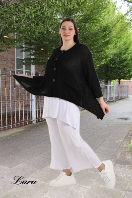 Strickjacke A Form kurz AKH 118 [OneSize | rose]