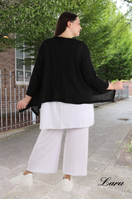 Strickjacke A Form kurz AKH 118 [OneSize | rose]