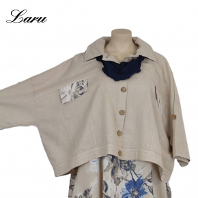 Leinenjacke Oversize 92243 [OneSize | sand]