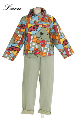 Jacke kurz 7690P bear khaki [OneSize | khaki bunt]