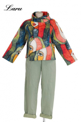 Jacke kurz 7690P Picasso rot [OneSize | Rot]