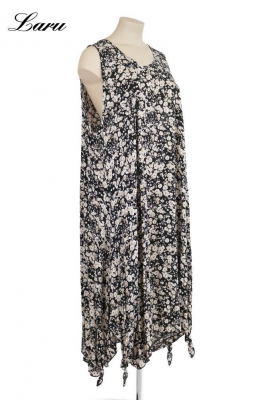 Trägerkleid Flower fein 5927 [OneSize | Rot]