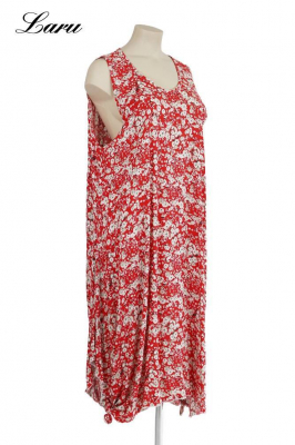 Trägerkleid Flower fein 5927 [OneSize | Rot]