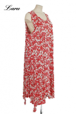 Trägerkleid Flower fein 5927 [OneSize | Rot]