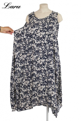 Trägerkleid Flower fein 5927 [OneSize | Rot]