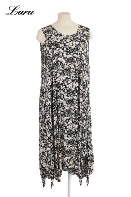 Trägerkleid Flower fein 5927 [OneSize | Rot]