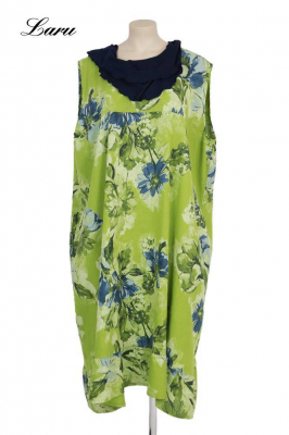Leinenkleid Flower Oversize 92243 [OneSize | sand]