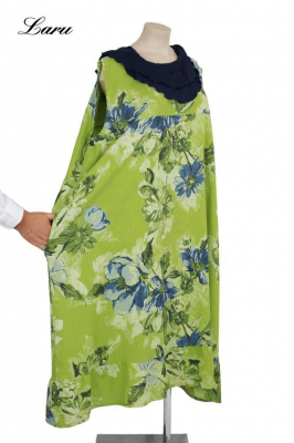 Leinenkleid Flower Oversize 92243 [OneSize | sand]