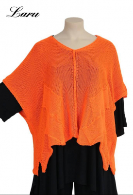 Strickpullover Bändchengarn 13543 [OneSize | jeansblau]