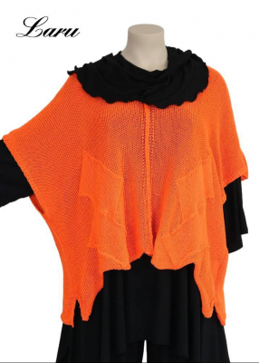 Strickpullover Bändchengarn 13543 [OneSize | jeansblau]