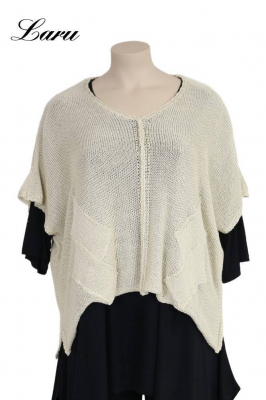 Strickpullover Bändchengarn 13543 [OneSize | sand]